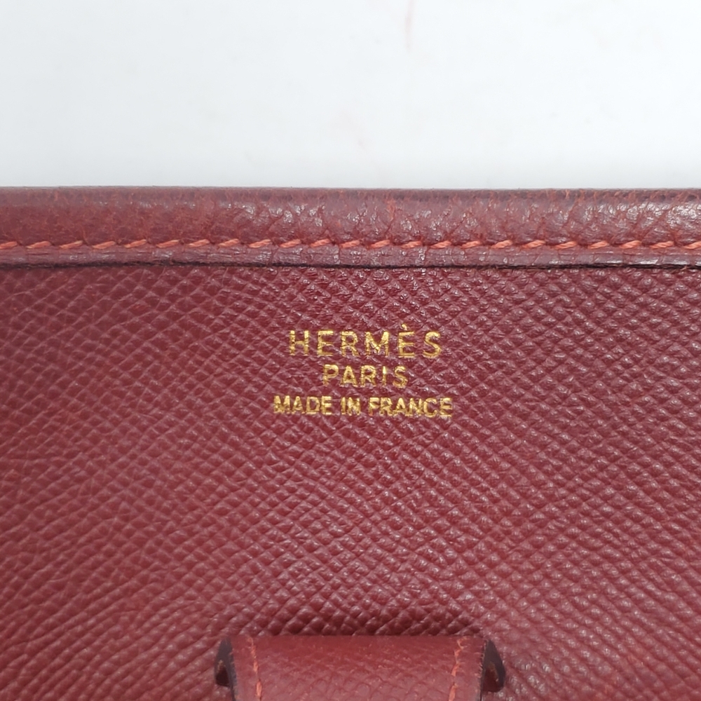 Auth Hermes EveIyne GM Reds Veau epson Crossbody - Picture 14 of 15